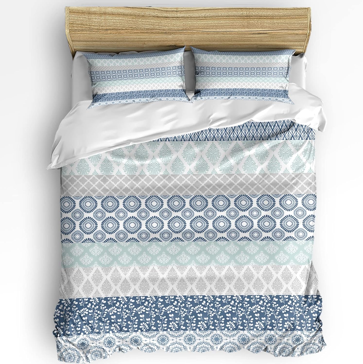 OComster California King Duvet Cover Set with 3 Pieces