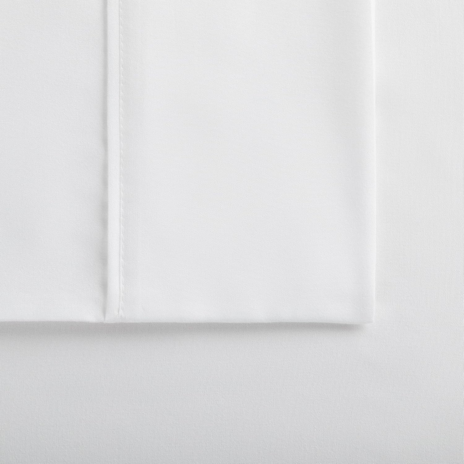 Serta Simply Clean 3-Piece Twin XL Bed Sheet Set White