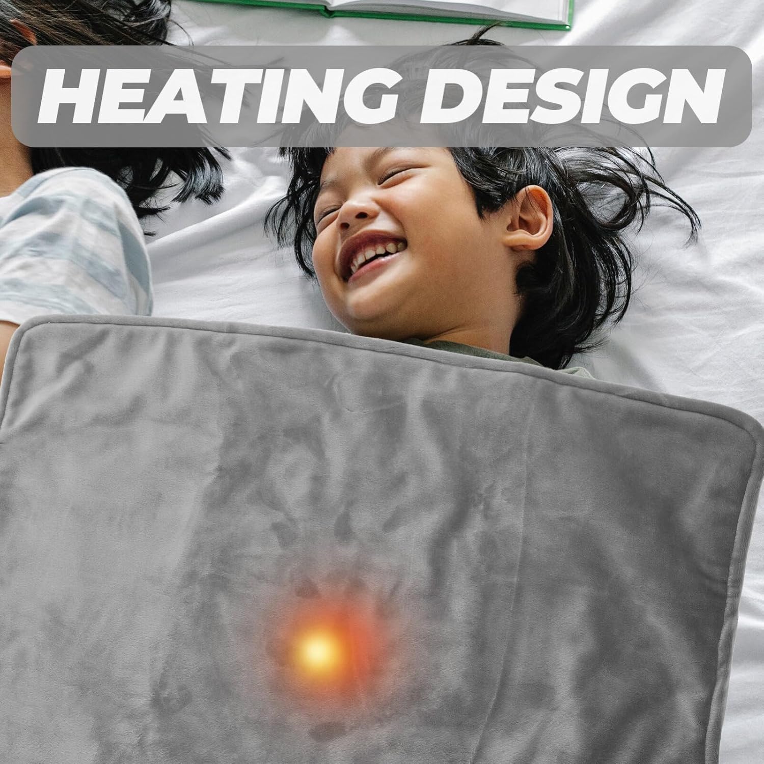 Ipetboom Heating Pad Electric Blanket USB Plush Warm Blanket