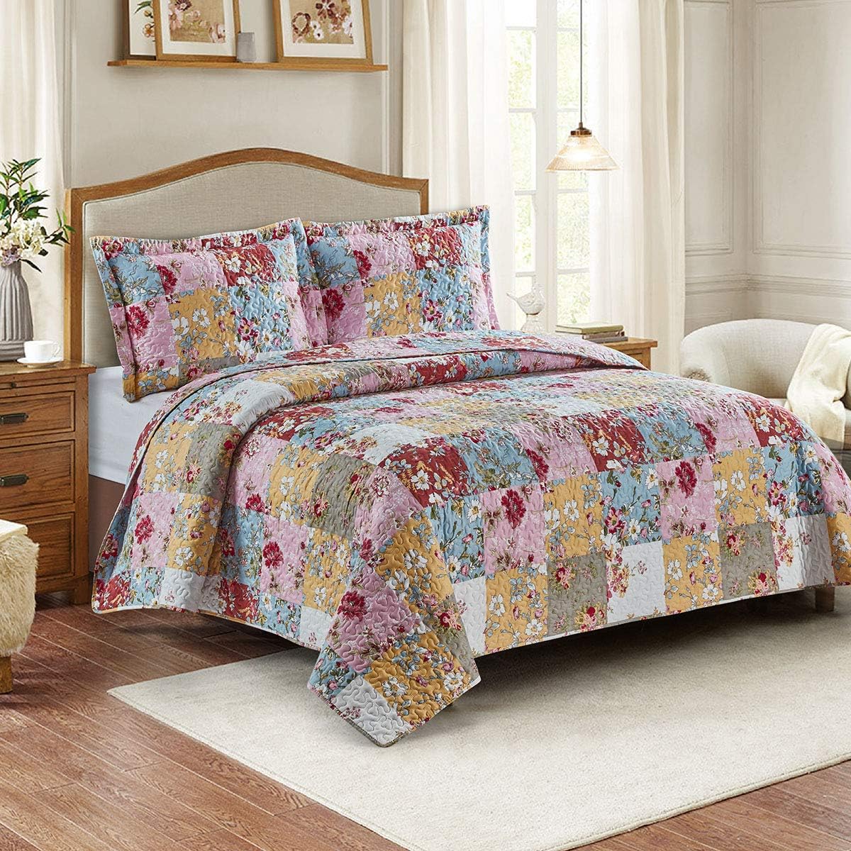 Royal Hotel Bedding Daphne Quilt Set - 3PC Queen Size