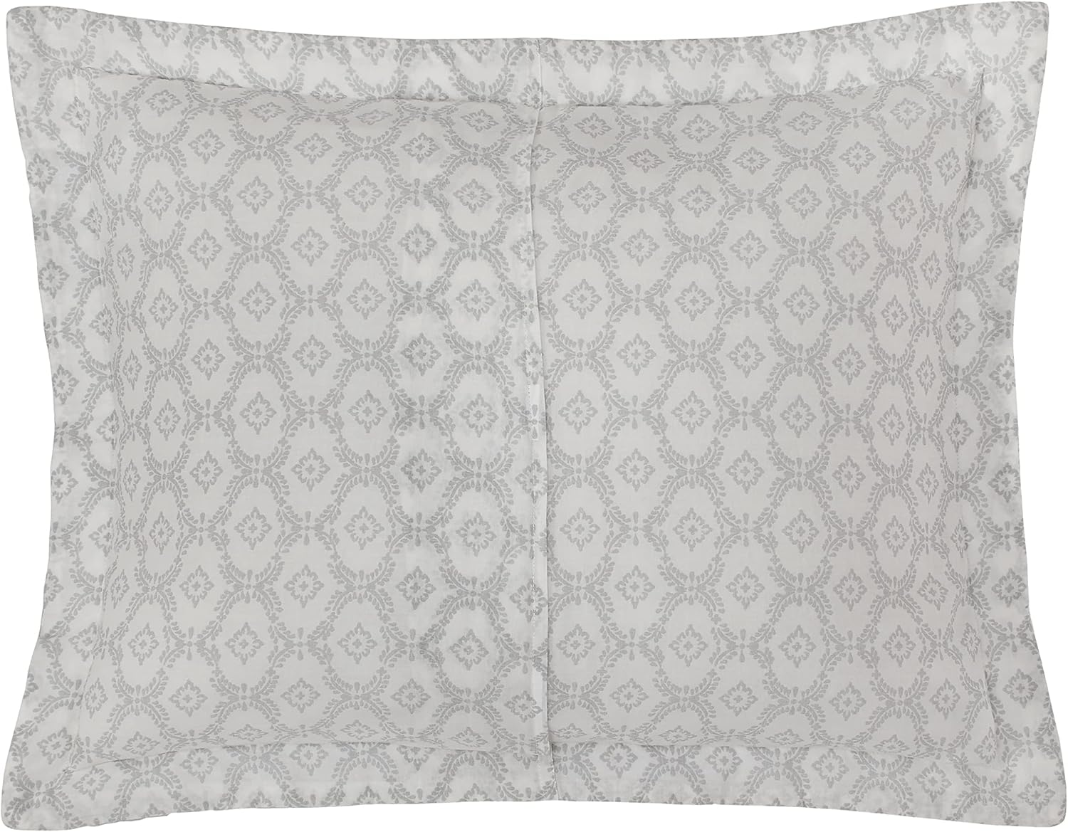 Laura Ashley Queen Quilt Set with Shams Venetia Grey 100 Cotton Reversible Bedding