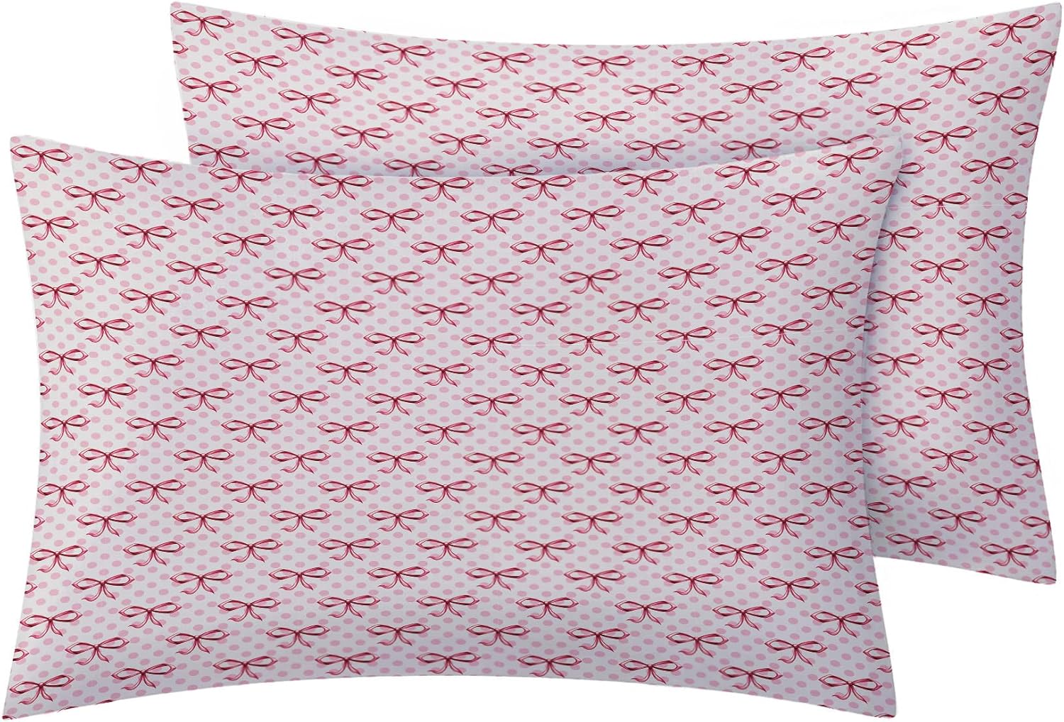 GEDAEUBA Pink Twin XL Bow Tie Sheet Set