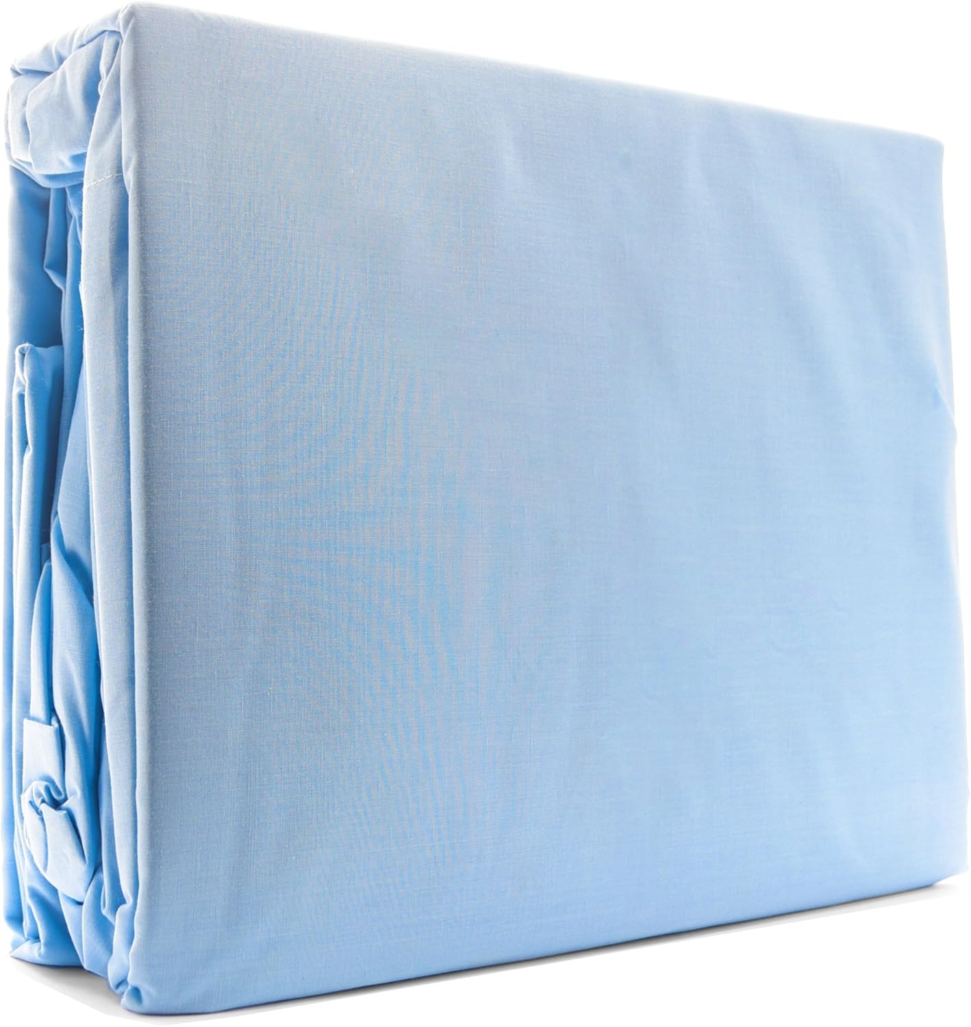 Pacific Linens Luxurious Sky Blue 4-Piece Bed Sheet Set