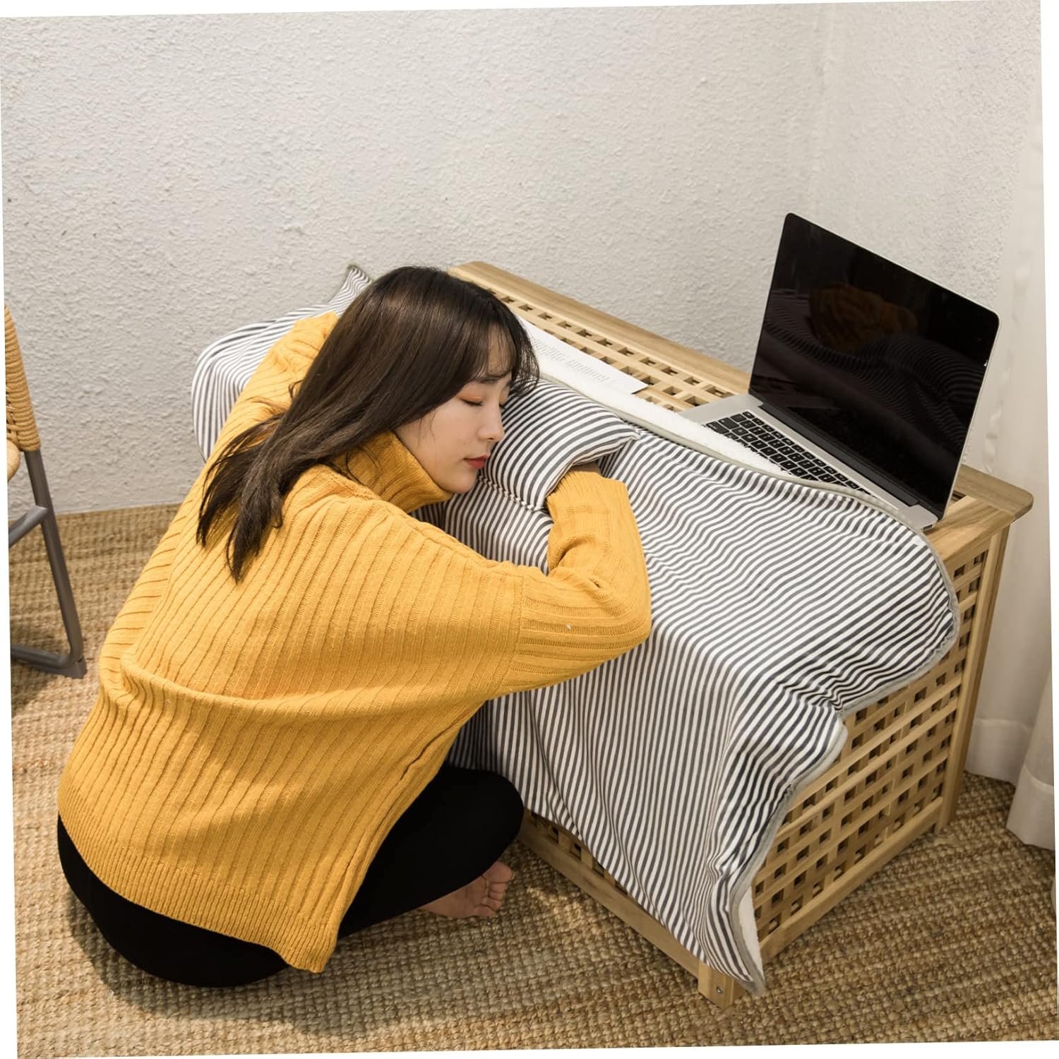 MERRYHAPY Twin Size Electric Blanket with USB Cable 1