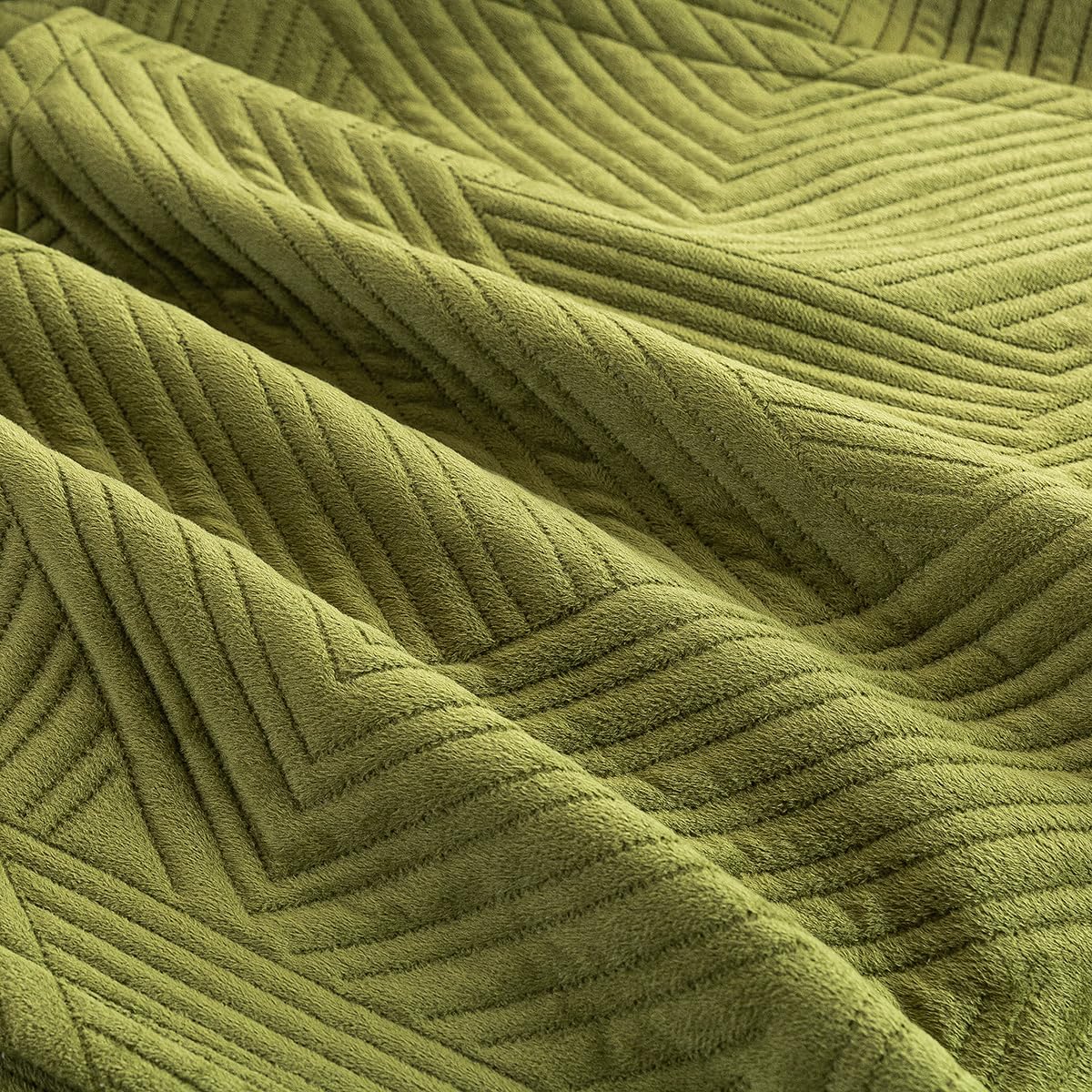 JiaPoem Quilt Set Bedspread - Lightweight Microfiber Coin Pattern 3 Piece