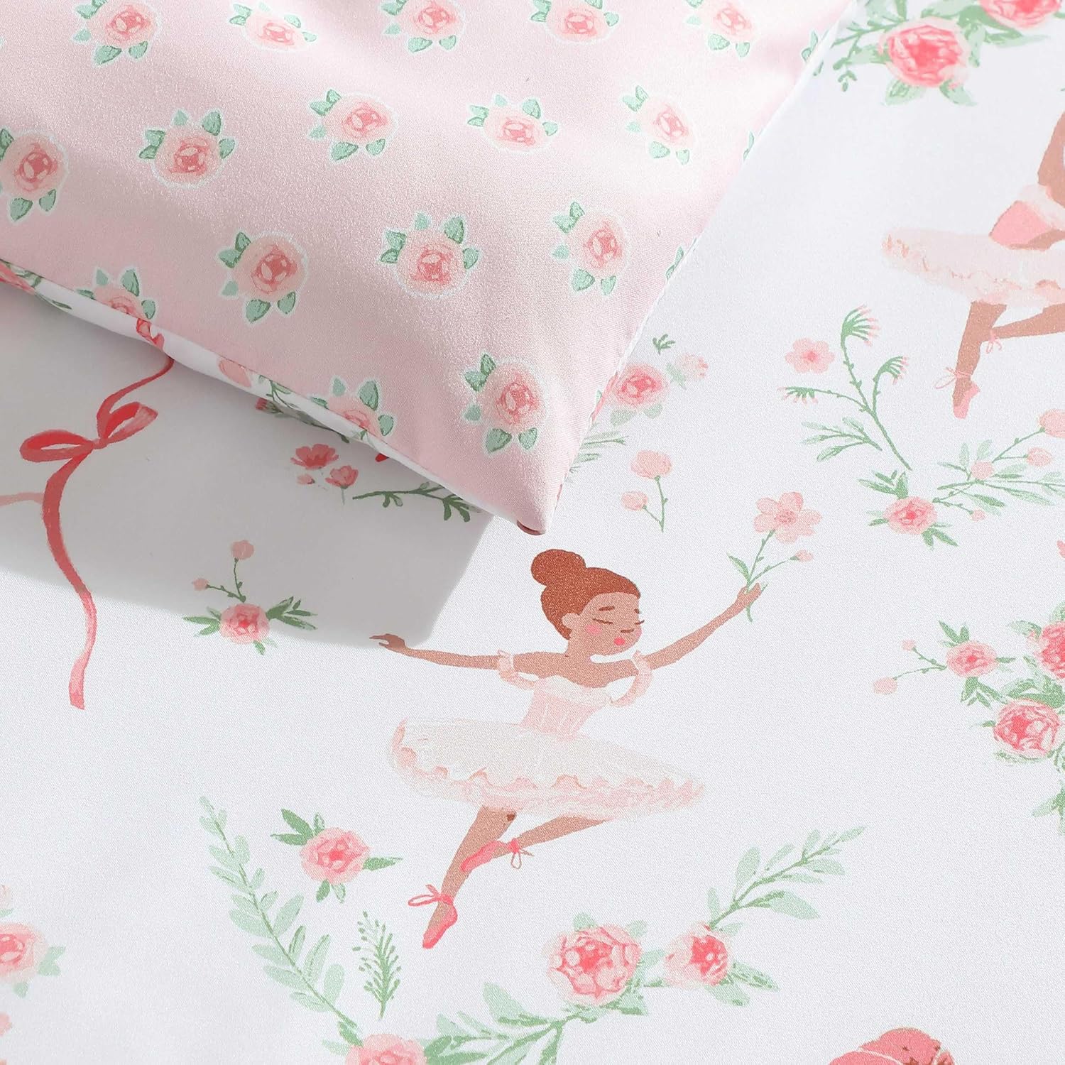 Laura Ashley Kids Comforter Set - Ballerina Divas Pink Twin