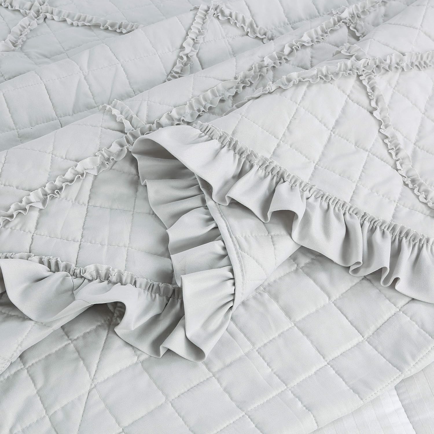 Marina Decoration Shabby Chic Quilt Set with Pillow Shams