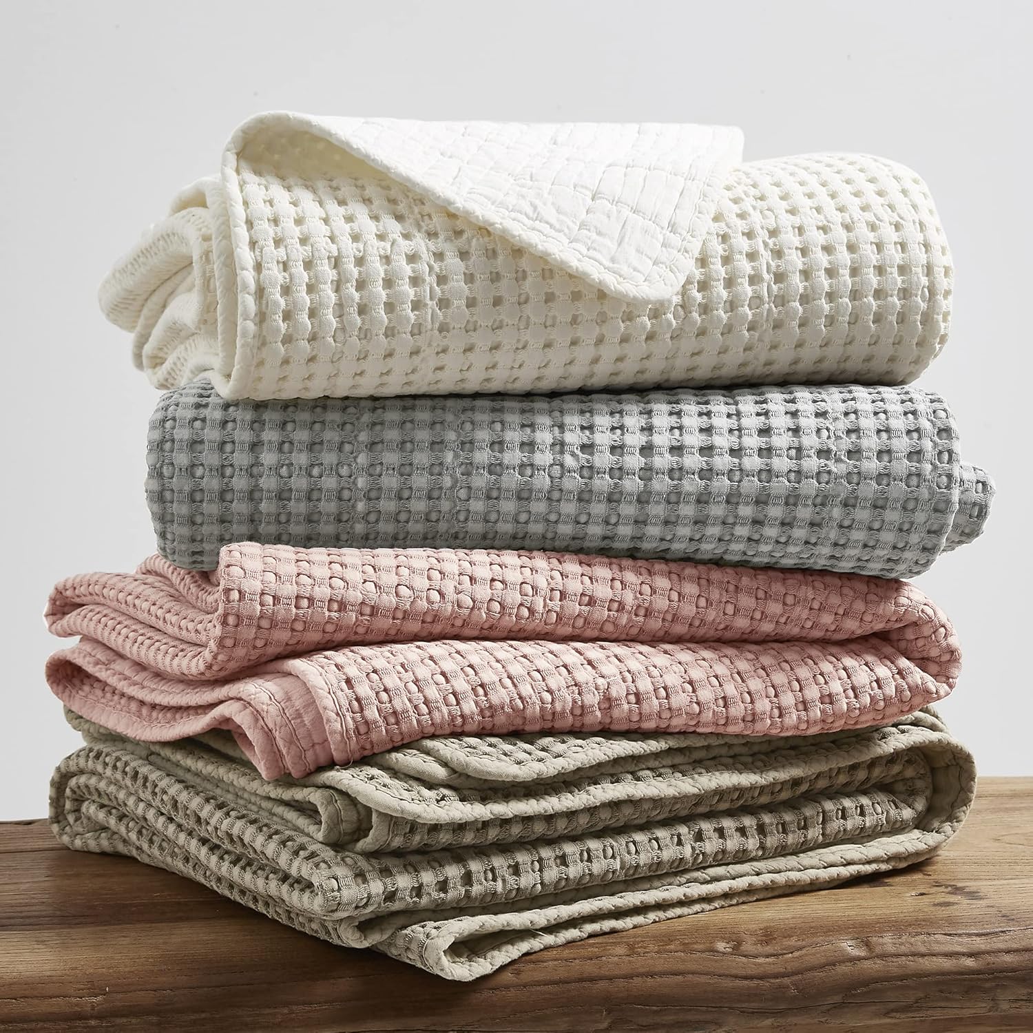 Levtex Home Mills Waffle King Bedspread Set 1