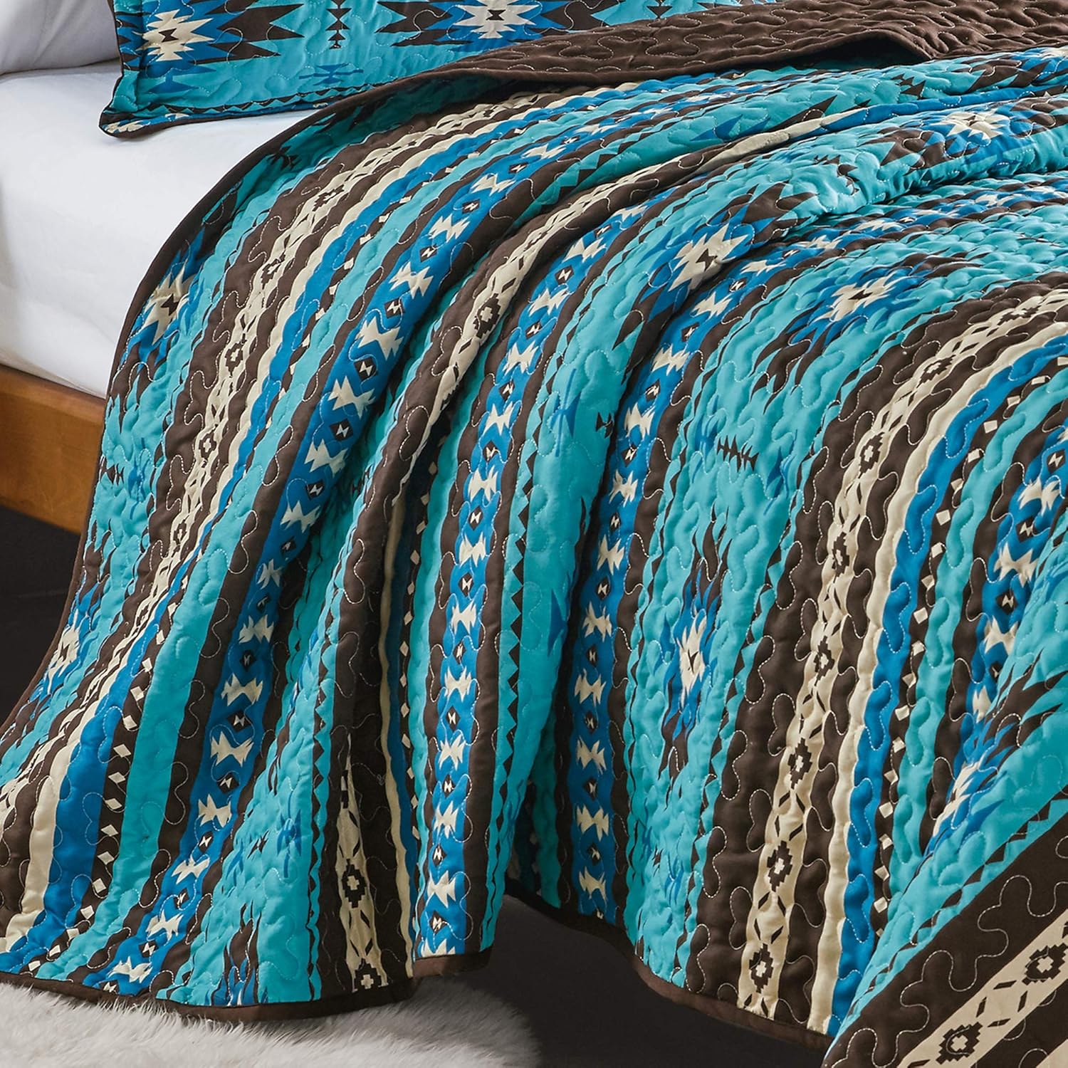 Grand Linen 3-Piece Quilt Set California King Size