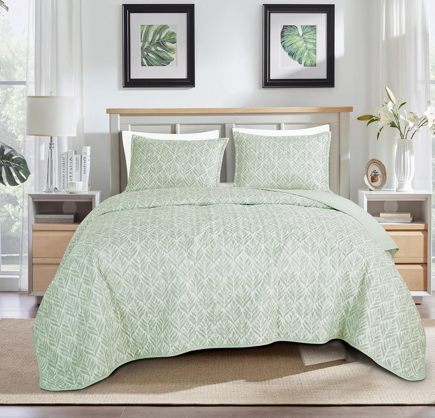 Chezmoi Collection Medina 2-Piece Quilt Set Twin