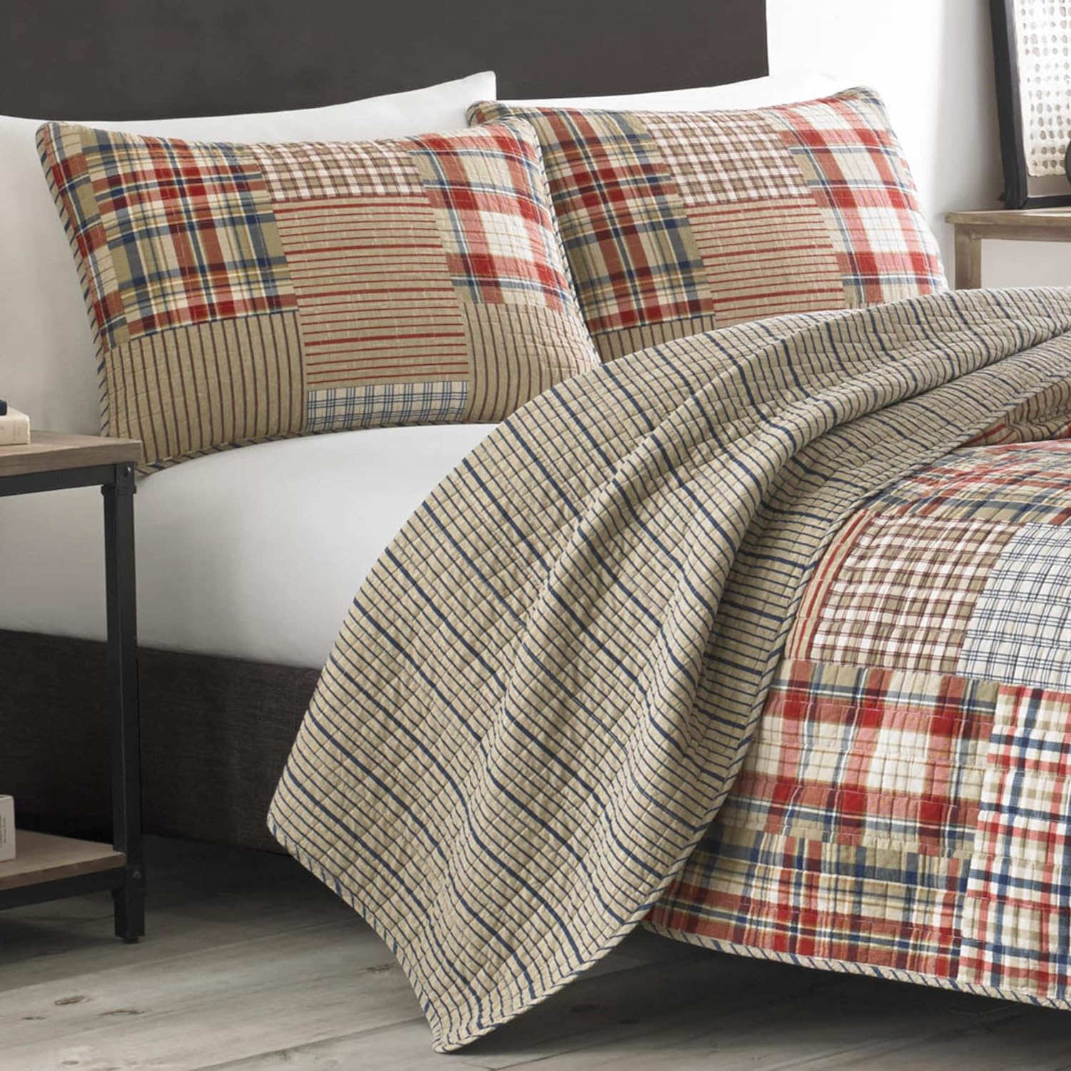 Eddie Bauer King Quilt Set - Hawthorne Brown