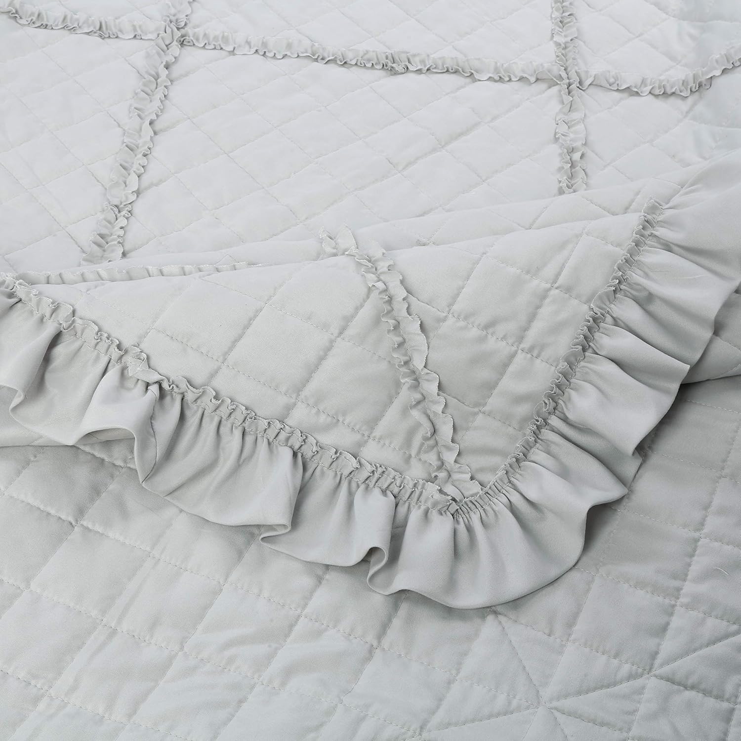 Marina Decoration Shabby Chic Quilt Set with Pillow Shams