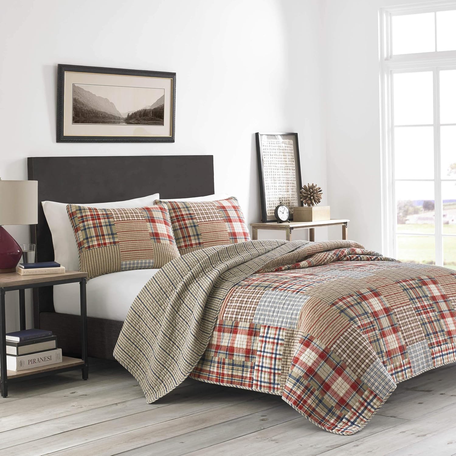 Eddie Bauer King Quilt Set - Hawthorne Brown
