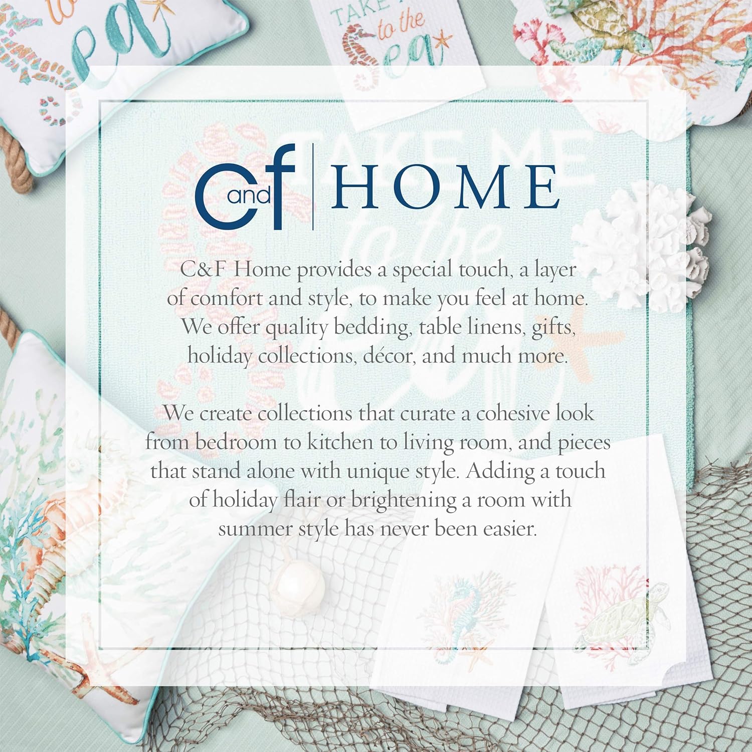 CF Home 64 x 86 Reversible Quilt Set Blue 1