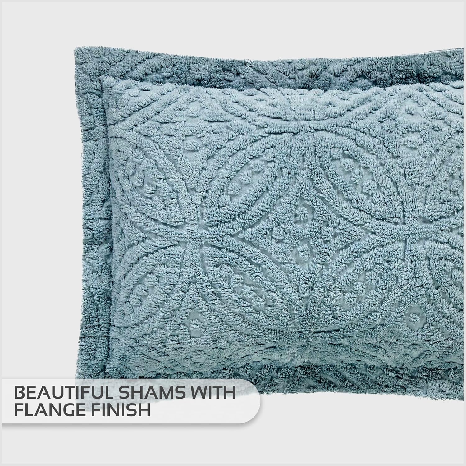 Better Trends 3-Piece Chenille Bedspread Set for Mom