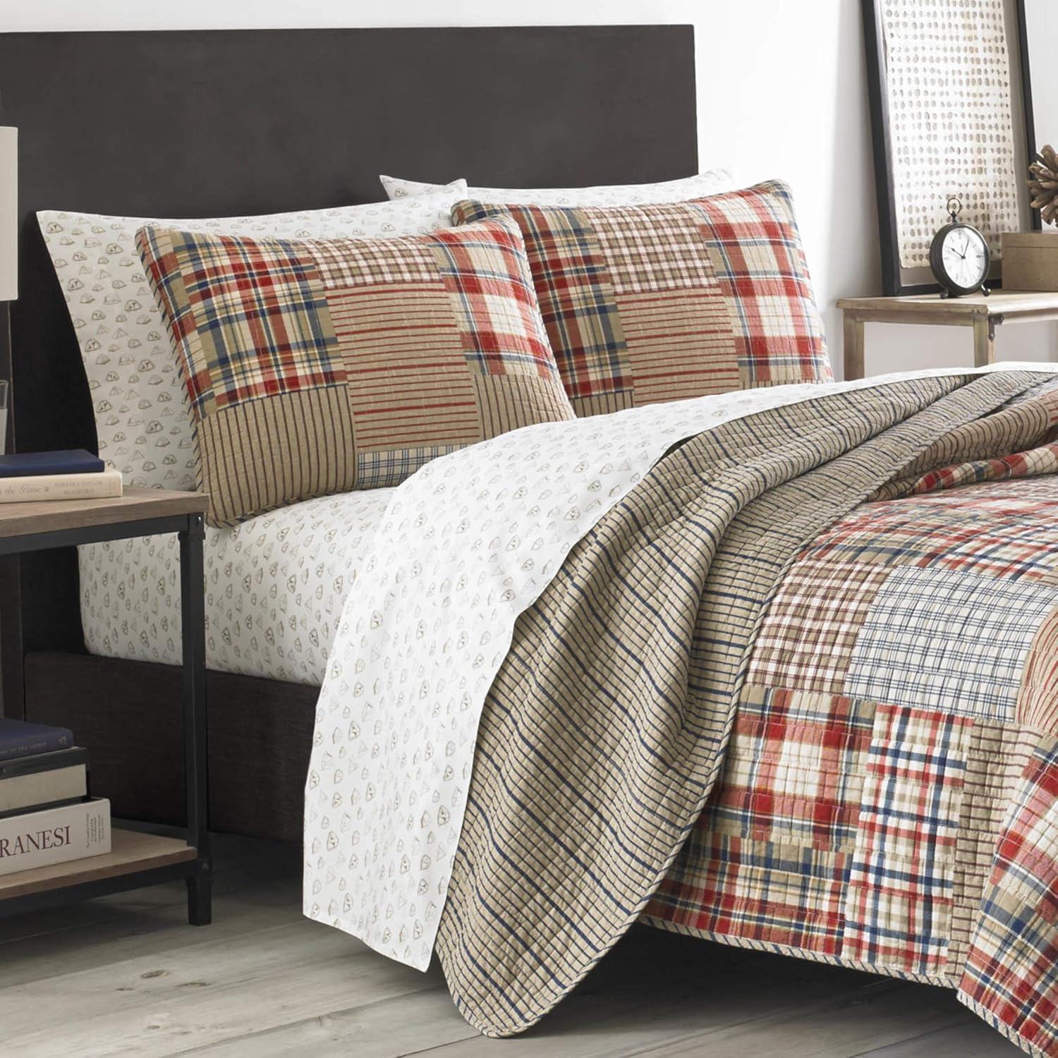 Eddie Bauer King Quilt Set - Hawthorne Brown