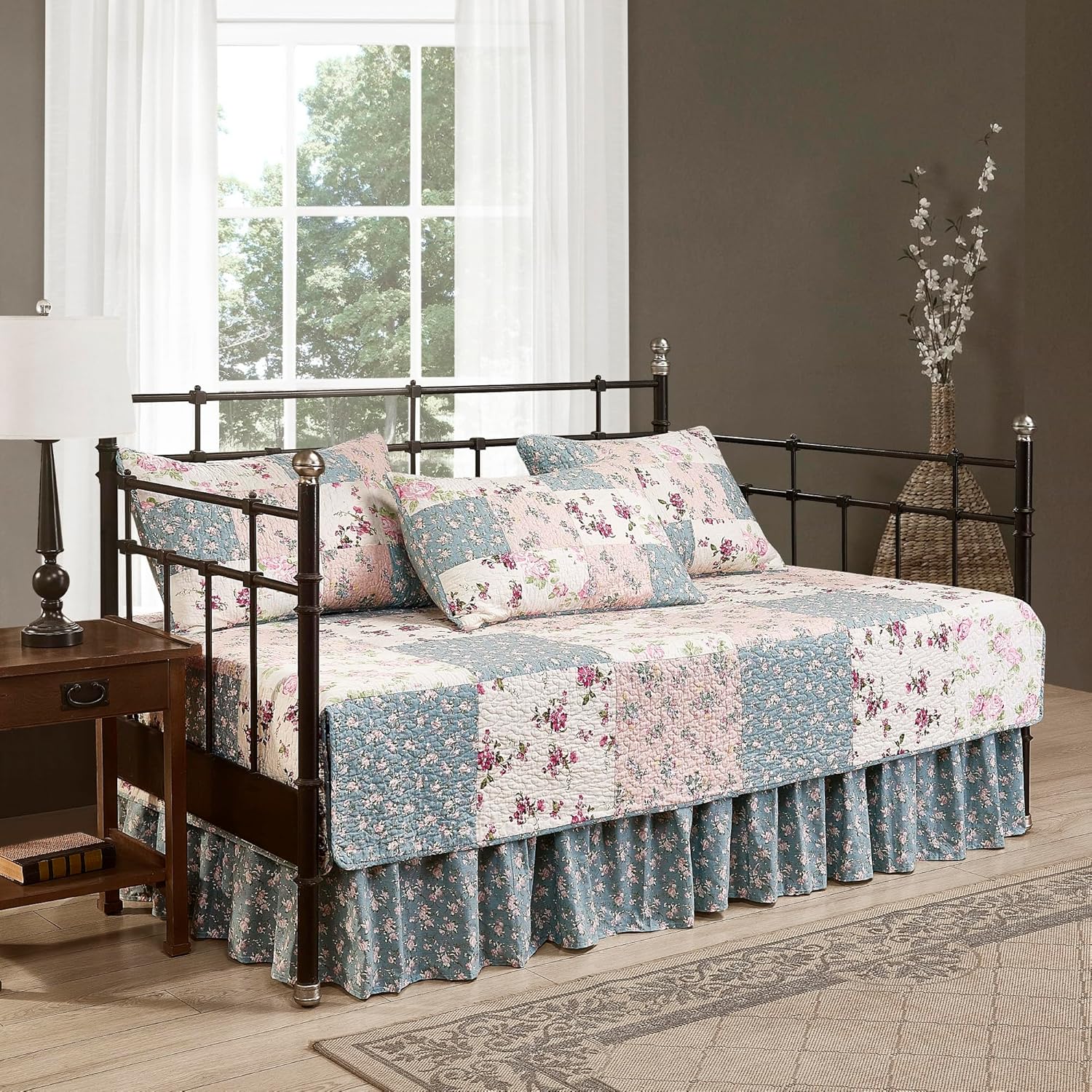 Chezmoi Abbi 5-Piece Daybed Bedding Set