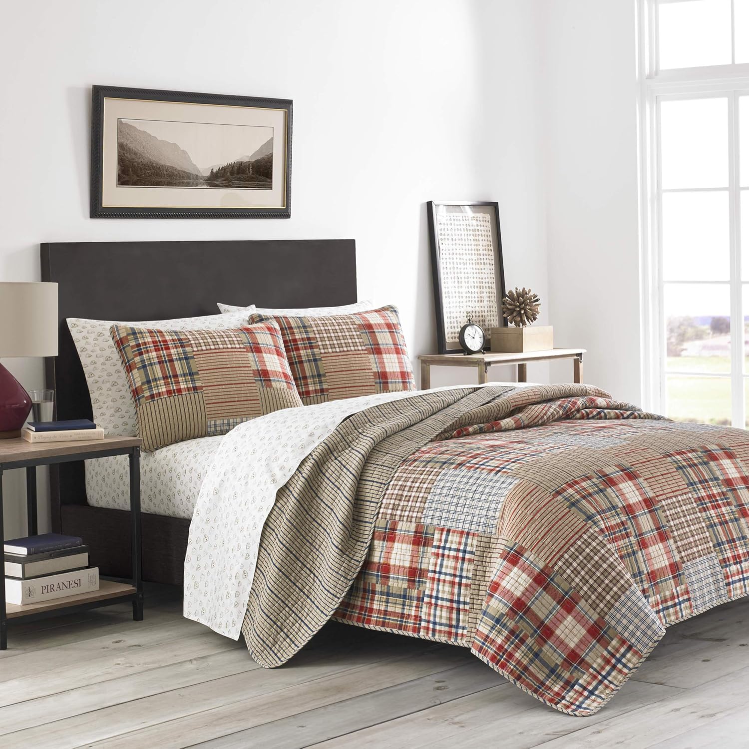 Eddie Bauer King Quilt Set - Hawthorne Brown