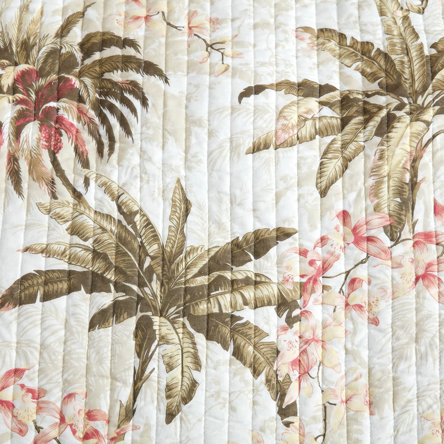Tommy Bahama Queen Quilt Set - Reversible Cotton Bedding with Shams