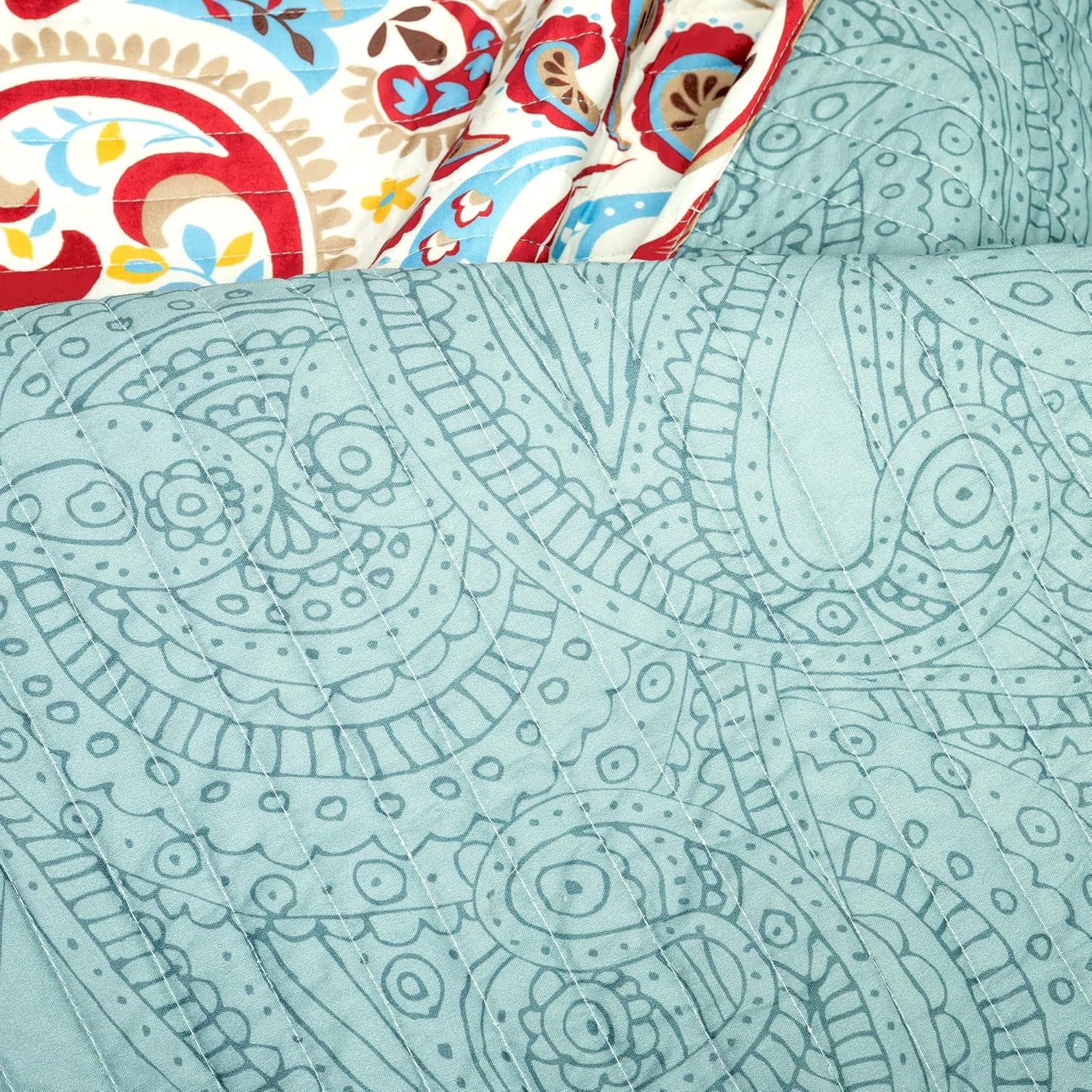 Lush Decor Boho Chic Reversible Quilt 3-Piece Set