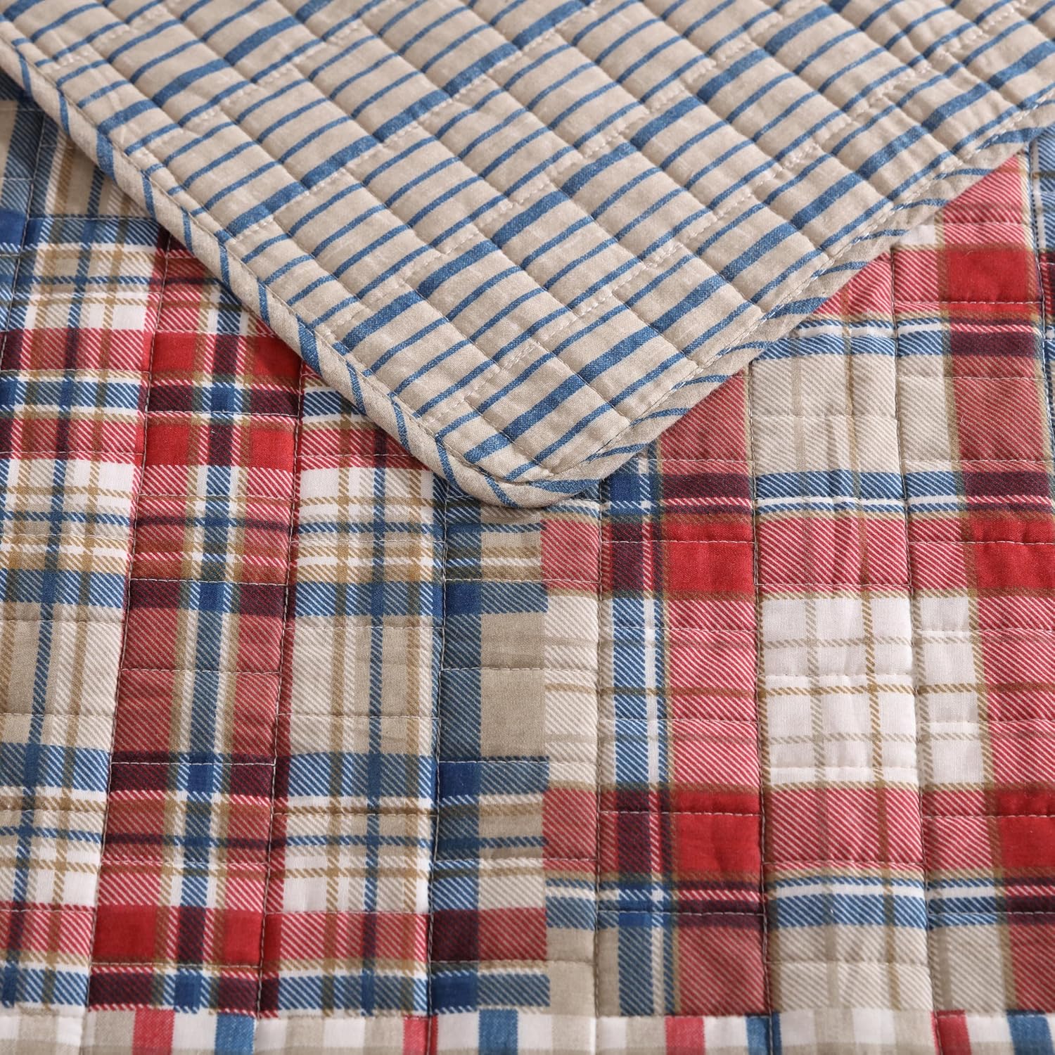 Eddie Bauer King Quilt Set - Hawthorne Brown