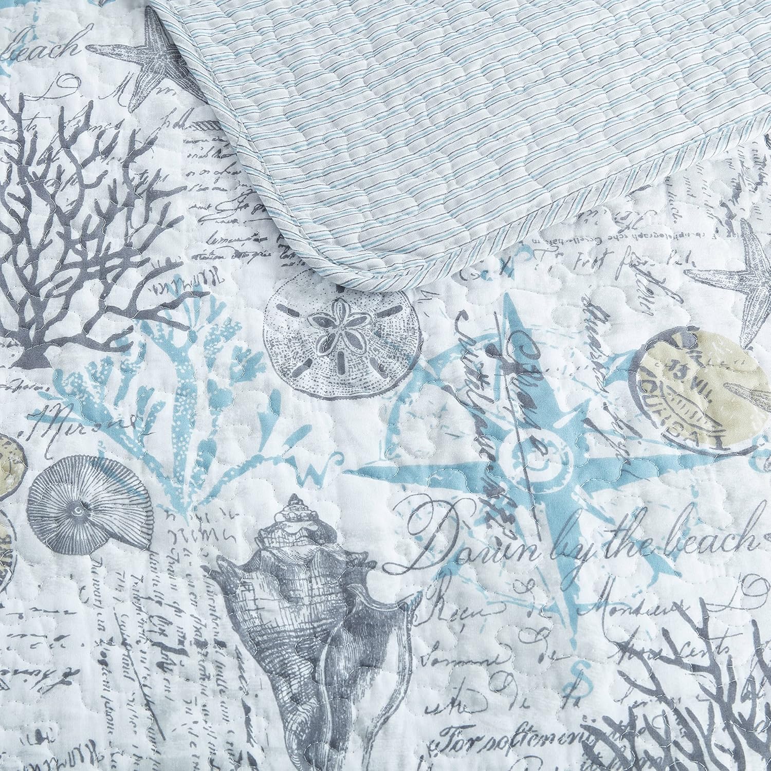Tommy Bahama Twin Quilt Set with Matching Sham 1