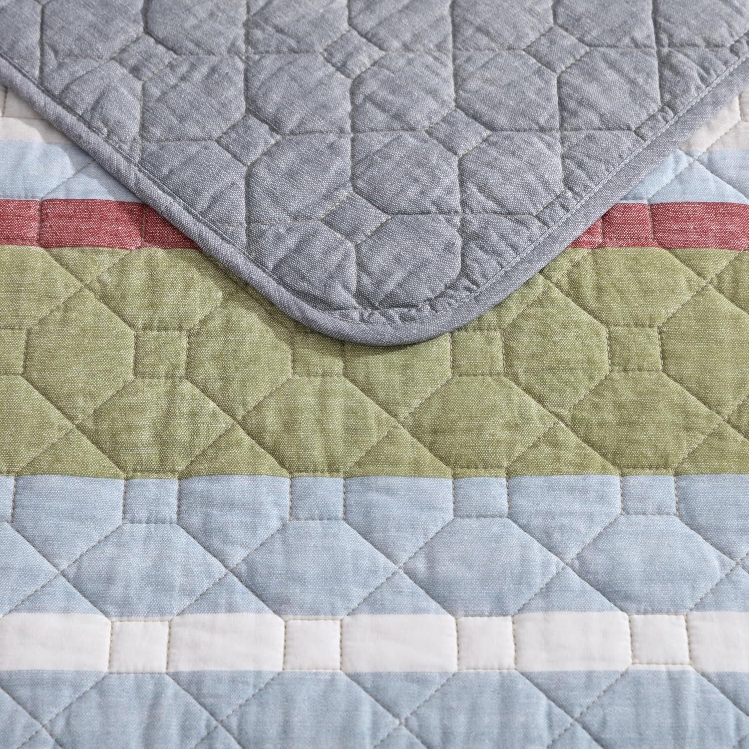 Eddie Bauer Quilt Set - Salmon Ladder Multi King